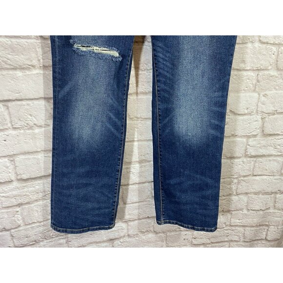 LUCKY BRAND Jeans Women 10/30 Ankle Premium Denim Easy Rider Boot Cut Distressed - Picture 4 of 13